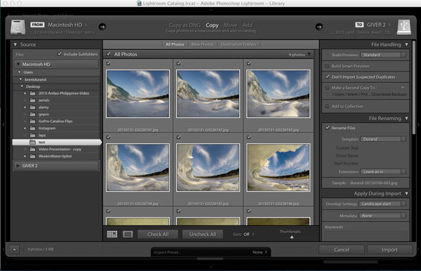 lightroom 5 time lapse templates for business